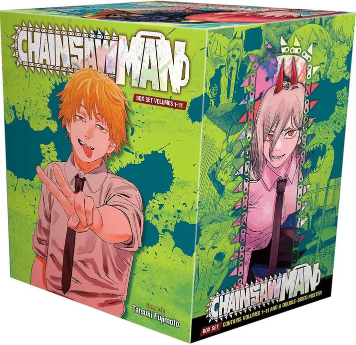 Chainsaw Man Box Set: Includes volumes 1-11 Paperback by Tatsuki Fujimoto