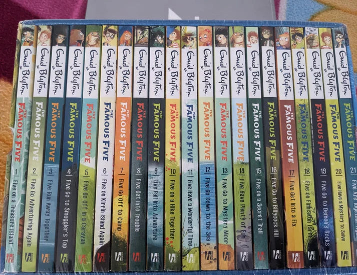 Famous Five Complete 21 Books Collection by Enid Blyton, Paperback