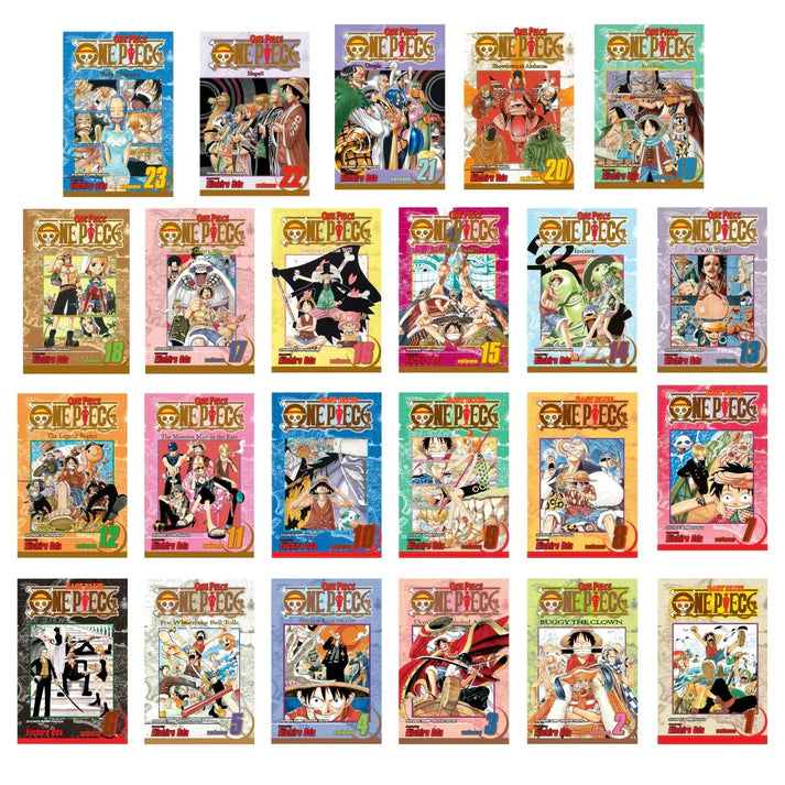 One Piece Manga Vol. 1–23 Set 1 | East Blue to Alabasta Saga Full/Loose Set 🎁 Freebie: A free Manga Wall Poster