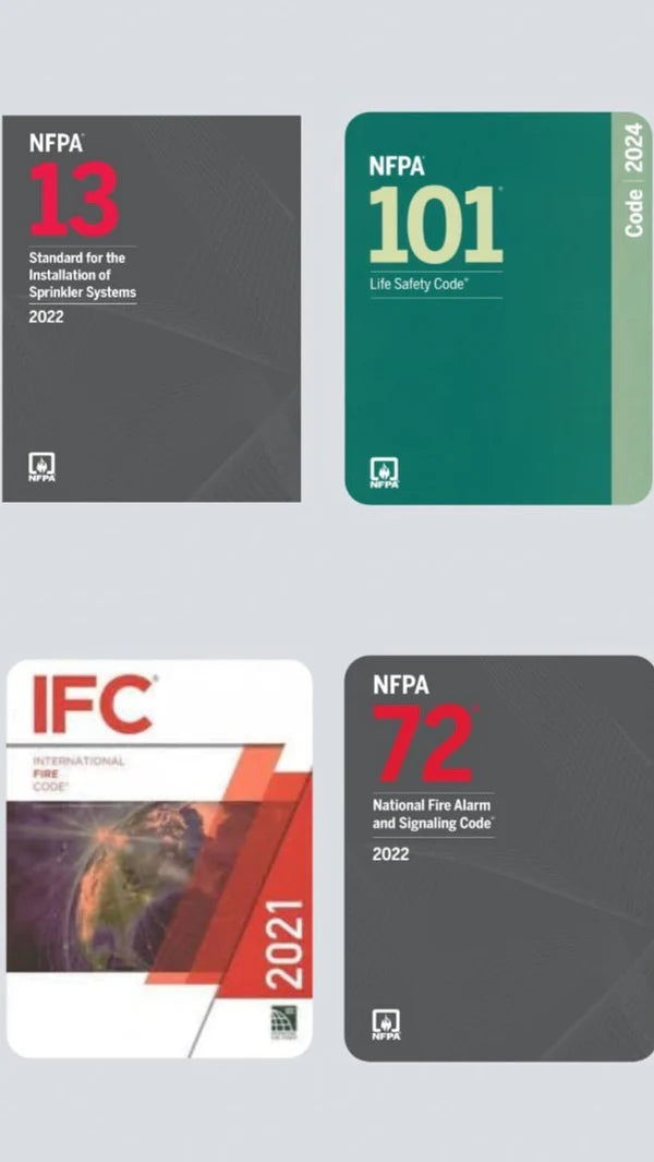 🔥 Fire Protection & Life Safety Bundle || Fire & Life Safety Code Bundle – NFPA 101 2024, NFPA 13, NFPA 72, IFC 2021