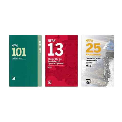 NFPA Life Safety & Sprinkler System Code Set – NFPA 101, 13 & 25