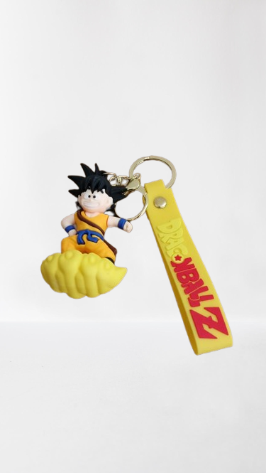 Dragon Ball Z Goku on Flying Nimbus Keychain