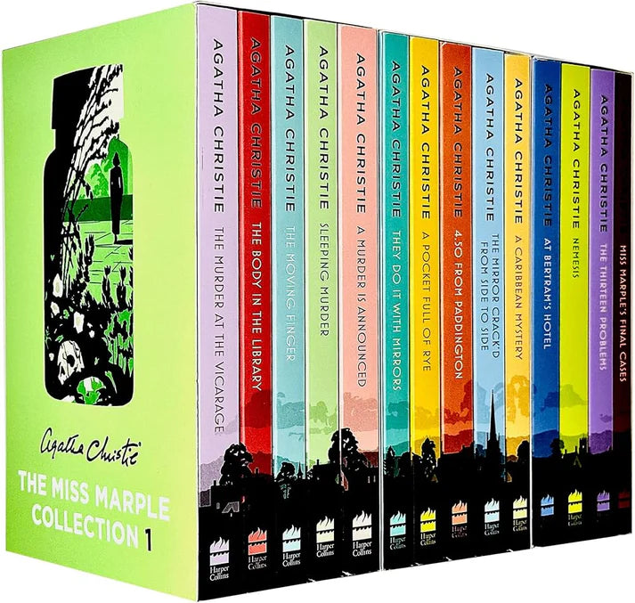 Miss Marple Complete Mysteries Series Books 1 - 14 Collection Set by Agatha Christie (The Murder at the Vicarage, At Bertram’s Hotel, Nemesis, Thirteen Problems & Miss Marple's Final Cases & MORE!)