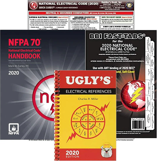 NEC 2020 Handbook with Fast TAB, Quick Card, UGLY's Electrical References 2020