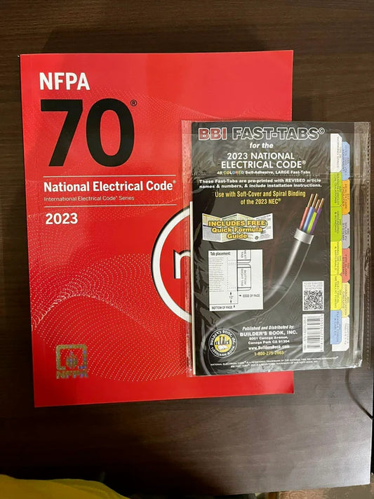 NEW 2023 NEC Code Book NFPA70 National Electrical Code with 2023 BBI Fast Tabs