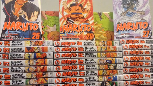 Naruto Manga Box Set 1: Volumes 1–27 || Comic Book Full/Loose Set 🎁 Freebie: A free Manga Wall Poster