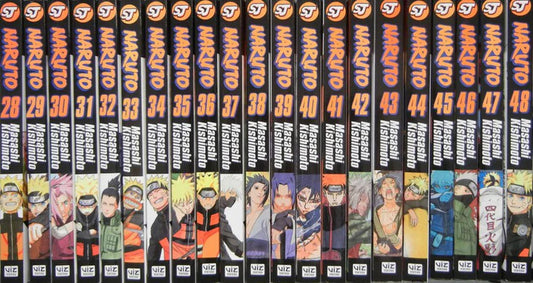 Naruto Manga Box Set 2: Volumes 28–48 || Comic Book Full/Loose Set 🎁 Freebie: A free Manga Wall Poster