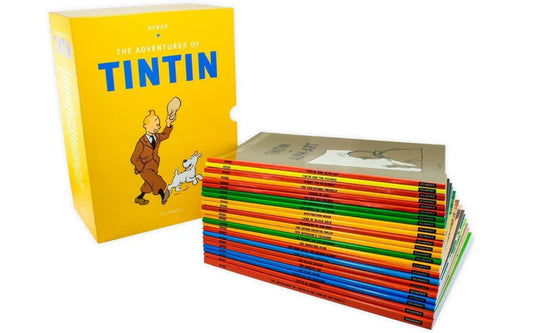 The Adventures Of Tintin Paperback Box Set 23 Book Titles Set Collection Herge
