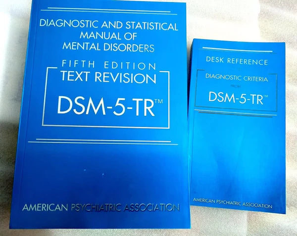 DSM-5 TR Paperback+DESK reference from DSM-5-TR 5th Edition Paperback-COMBO